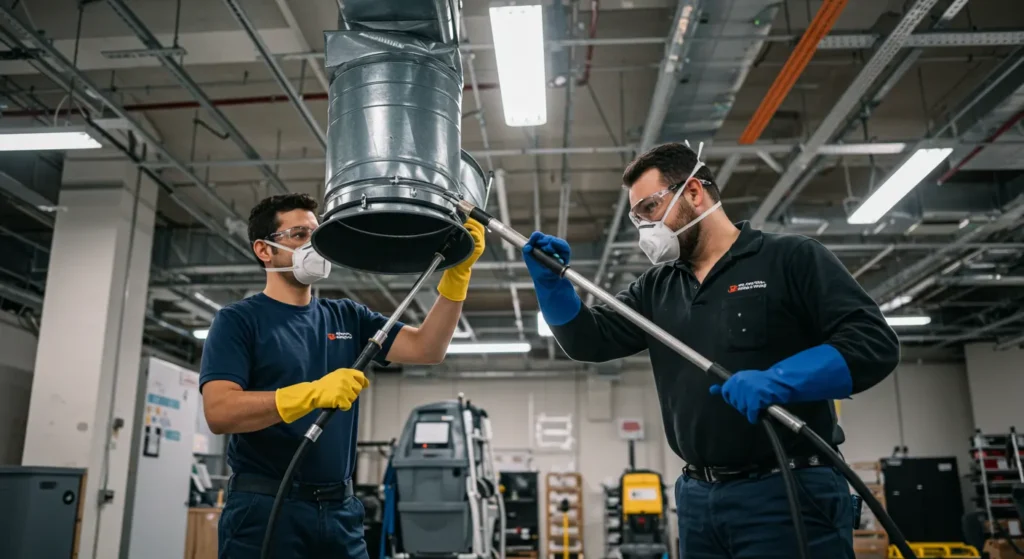 Commercial air duct cleaning in NYC